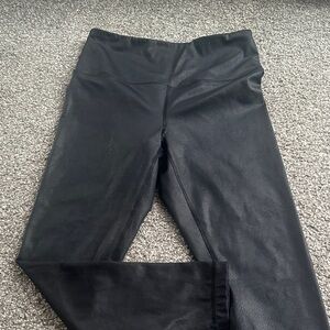 90 Degree By Reflex Shiny Black Leggings